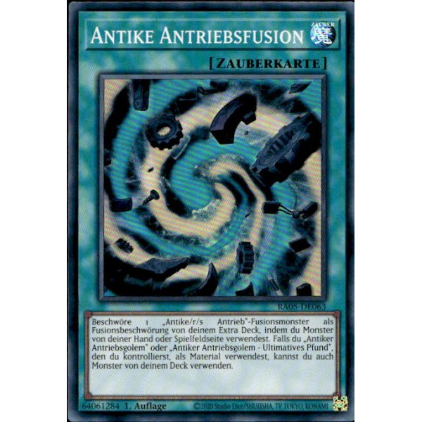 Antike Antriebsfusion RA05-DE063 (Super Rare)
