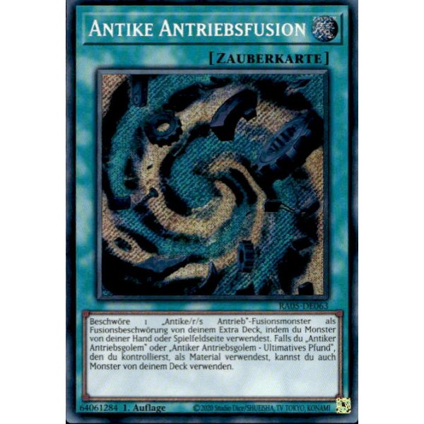Antike Antriebsfusion RA05-DE063 (Secret Rare)