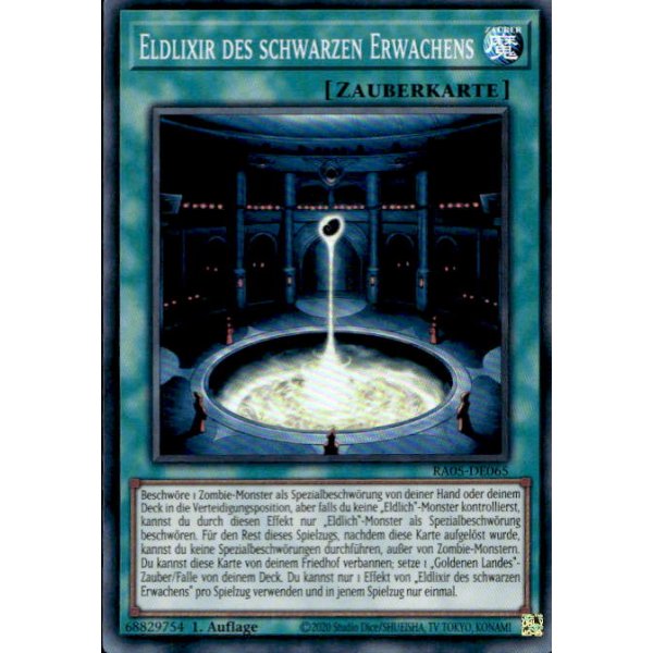 Eldlixir des schwarzen Erwachens RA05-DE065 (Super Rare)