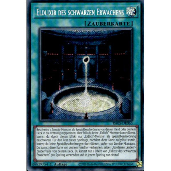 Eldlixir des schwarzen Erwachens RA05-DE065 (Secret Rare)