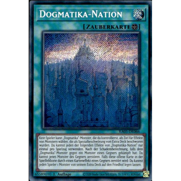 Dogmatika-Nation RA05-DE066 (Secret Rare)