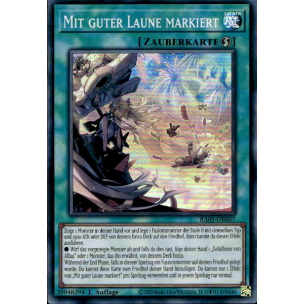 Mit guter Laune markiert RA05-DE067 (Super Rare)