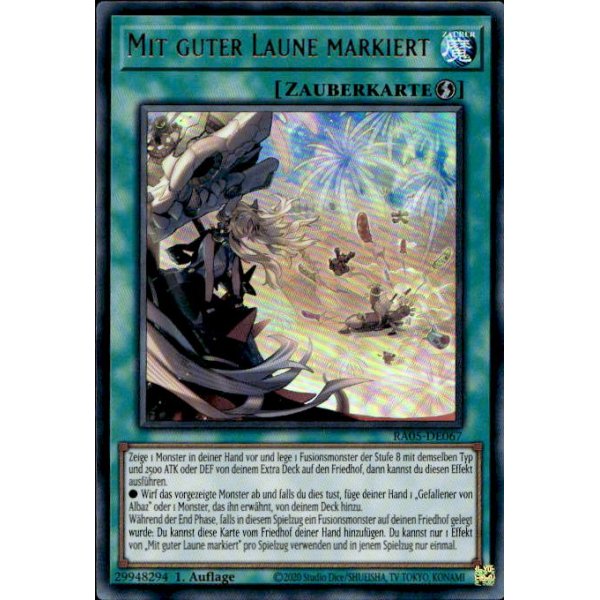 Mit guter Laune markiert RA05-DE067 (Ultra Rare)