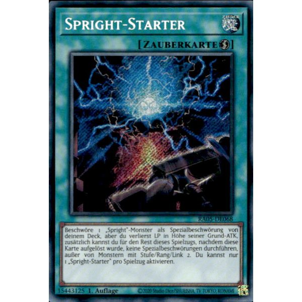 Spright-Starter RA05-DE068 (Secret Rare)