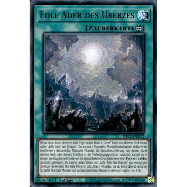 Edle Ader des Urerzes RA05-DE072 (Ultra Rare)