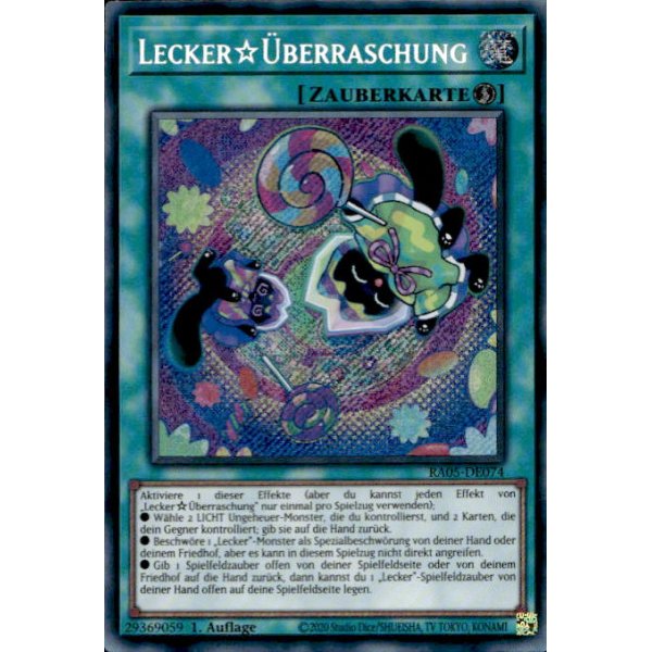 Lecker☆&Uuml;berraschung RA05-DE074 (Secret Rare)