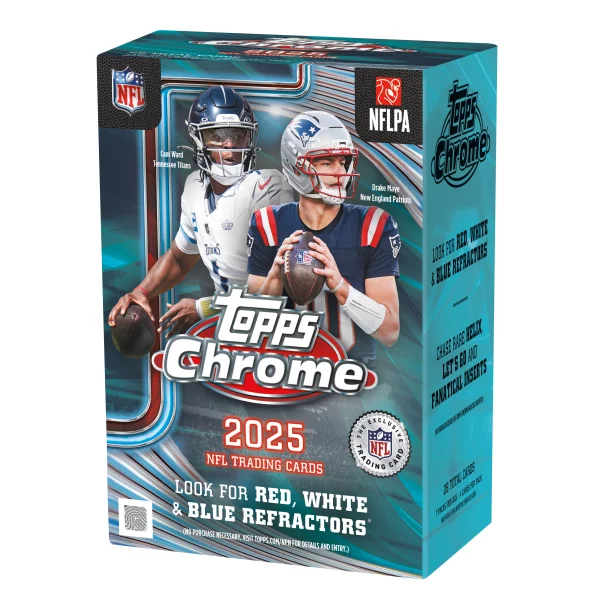 Topps Chrome Football NFL - Value Box 2025
