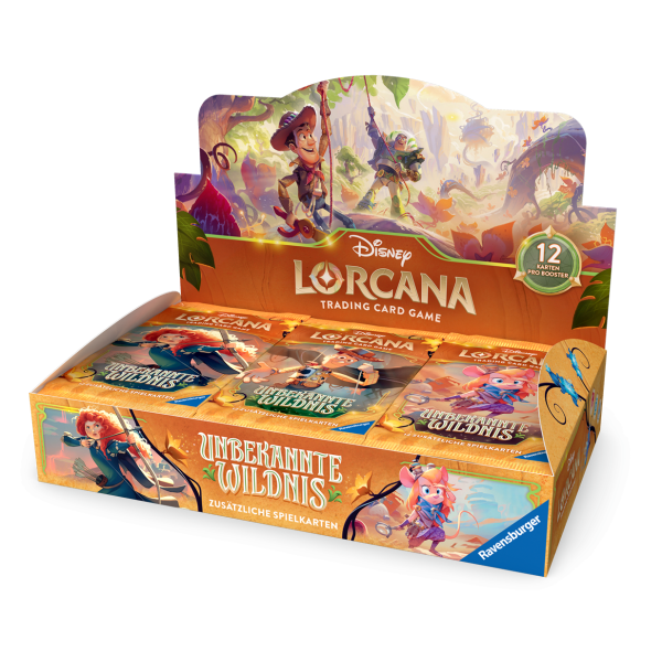 Disney Lorcana: Unbekannte Wildnis - Display mit 24 Booster Packs (deutsch) VORVERKAUF