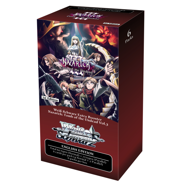 Wei&szlig; Schwarz - Nazarick: Tomb of the Undead Vol.3 Extra Booster Display (englisch) VORVERKAUF