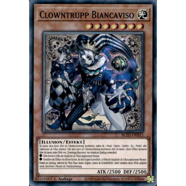 Clowntrupp Biancaviso BLZD-DE015 (Super Rare)