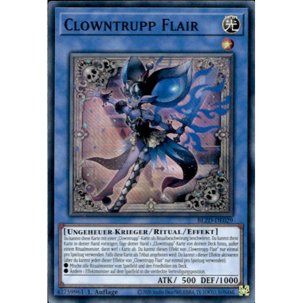 Clowntrupp Flair BLZD-DE029 (Super Rare)