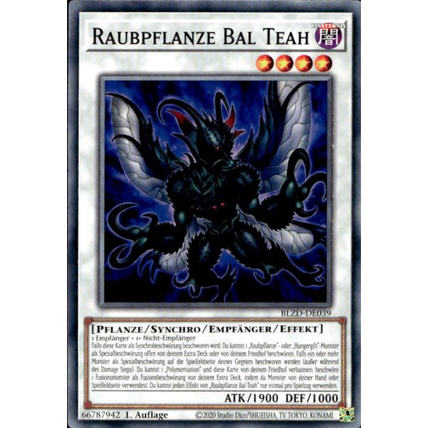 Raubpflanze Bal Teah BLZD-DE039