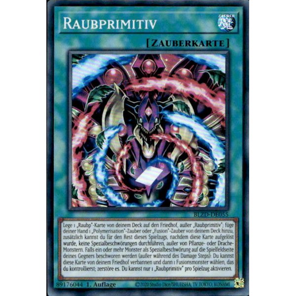 Raubprimitiv BLZD-DE055 (Super Rare)