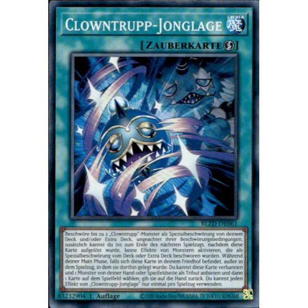 Clowntrupp-Jonglage BLZD-DE061 (Super Rare)