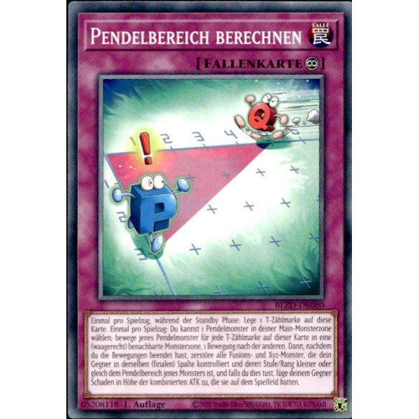 Pendelbereich berechnen BLZD-DE080