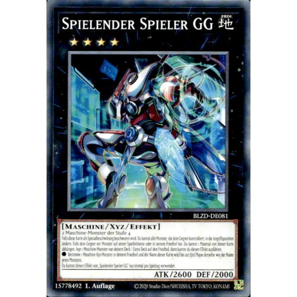 Spielender Spieler GG BLZD-DE081