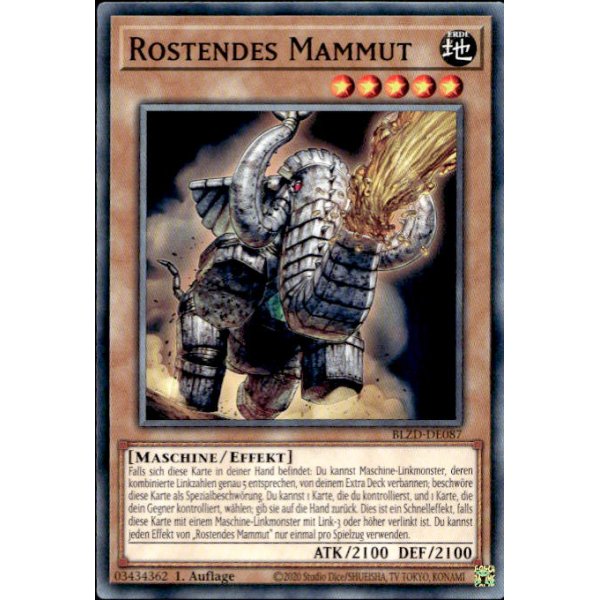 Rostendes Mammut BLZD-DE087