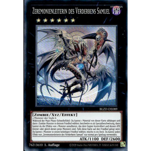 Zeremonienleiterin des Verderbens Samuel BLZD-DE089 (Super Rare)