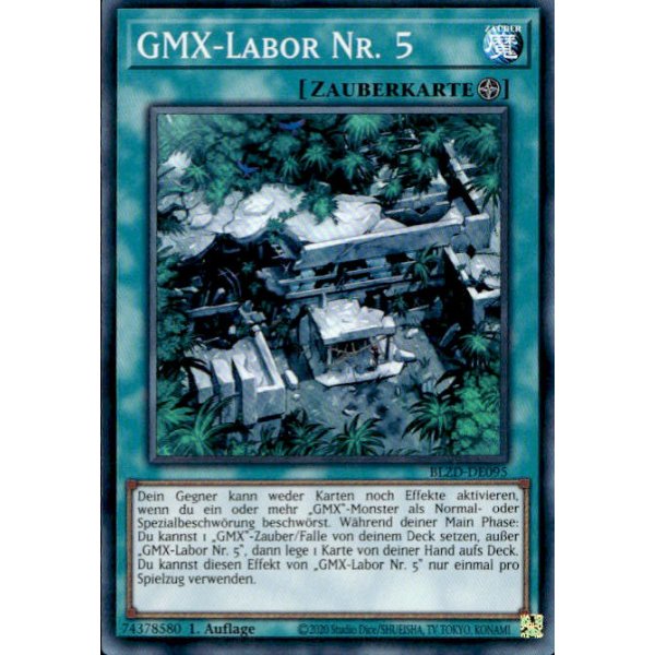 GMX-Labor Nr. 5 BLZD-DE095 (Super Rare)