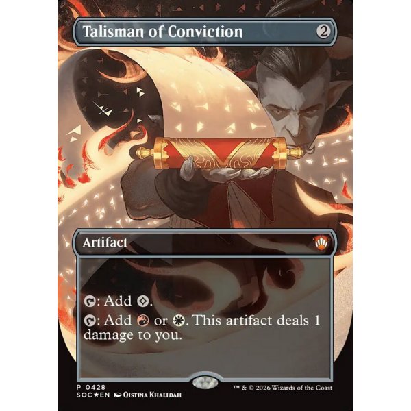 Talisman of Conviction SOC P 0428 foil (englisch)