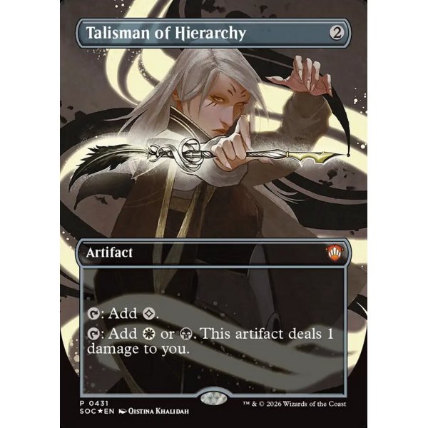 Talisman of Hierarchy SOC P 0431 foil (englisch)