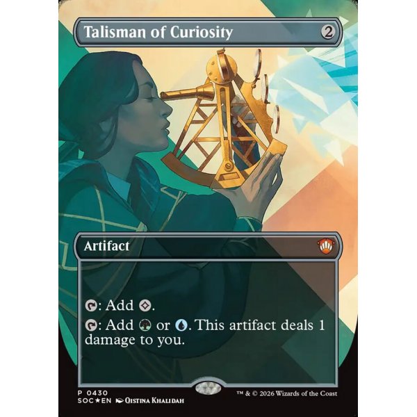 Talisman of Curiosity SOC P 0430 foil (englisch)