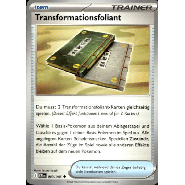 Transformationsfoliant 083/086
