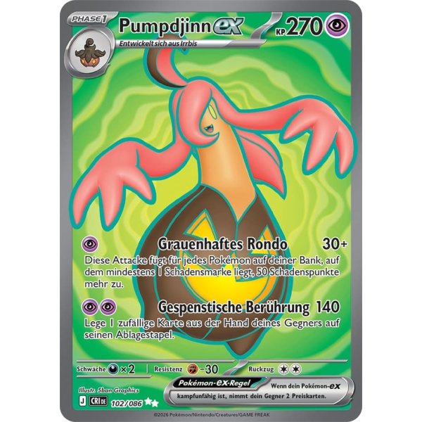 Pumpdjinn-ex 102/086 Fullart
