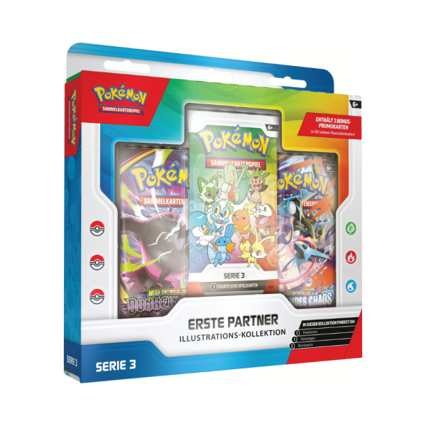 Pokemon Erste Partner Illustrations Kollektion Serie 3 (deutsch) VORVERKAUF
