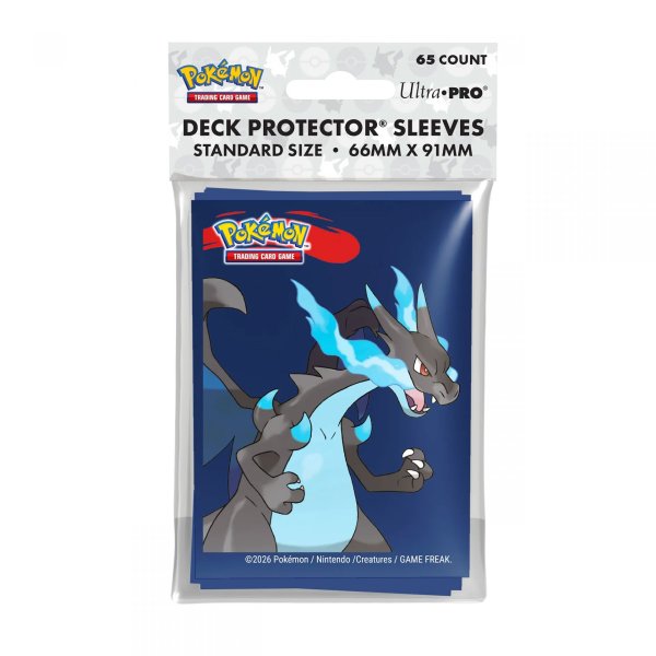 Ultra Pro - Pokemon Sleeves (65 Kartenh&uuml;llen) - Mega Glurak X
