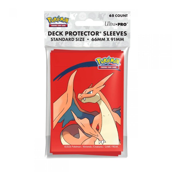 Ultra Pro - Pokemon Sleeves (65 Kartenh&uuml;llen) - Mega Glurak Y