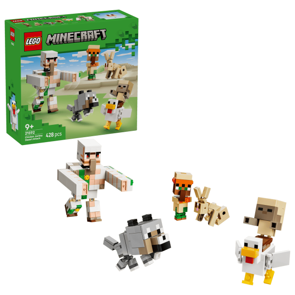 Lego - Minecraft 21592 - Angriff des H&uuml;hnerreiters in der W&uuml;ste