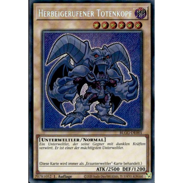Herbeigerufener Totenkopf - Chibi artwork BLGG-DE001 (Secret Rare)
