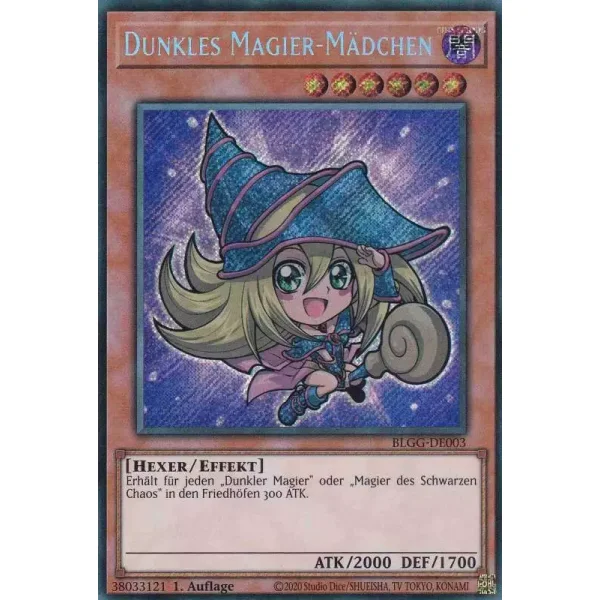 Dunkles Magier-M&auml;dchen - Chibi artwork BLGG-DE003 (Starlight Rare)
