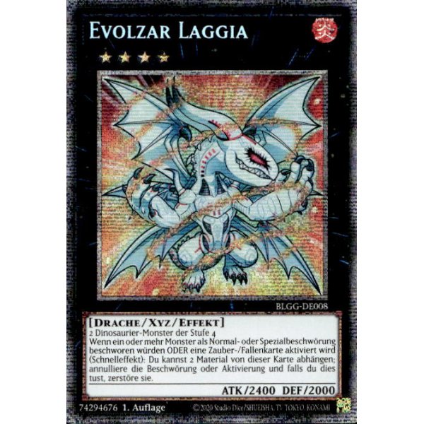 Evolzar Laggia - Chibi artwork BLGG-DE008 (Starlight Rare)