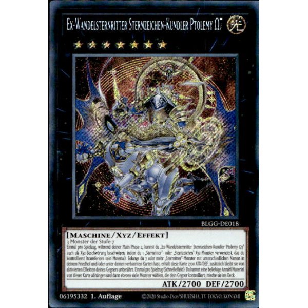 Ex-Wandelsternritter Sternzeichen-Kundler Ptolemy &Omega;7 BLGG-DE018