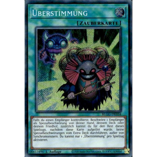 &Uuml;berstimmung BLGG-DE034