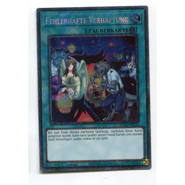 Fehlerhafte Verhaftung BLGG-DE114 (Starlight Rare)