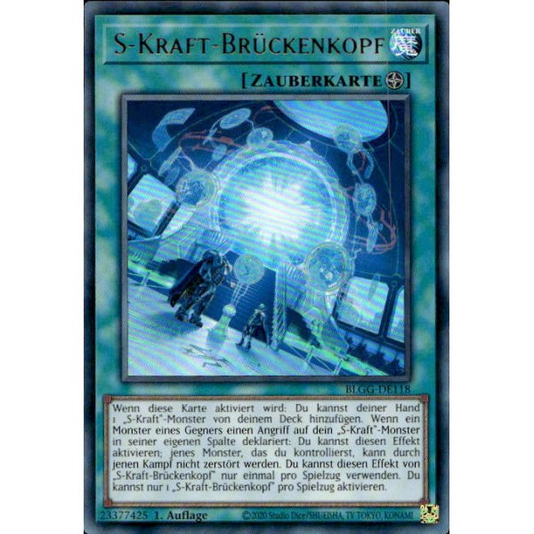 S-Kraft-Br&uuml;ckenkopf BLGG-DE118