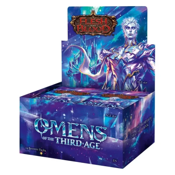 Flesh &amp; Blood - Omens of the Third Age Booster Display (24 Packs) (englisch)