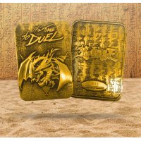 Yu-Gi-Oh! 24 Karat Gold plattiert Metallplatte Slifer the Sky Dragon *LIMITIERTE EDITION*