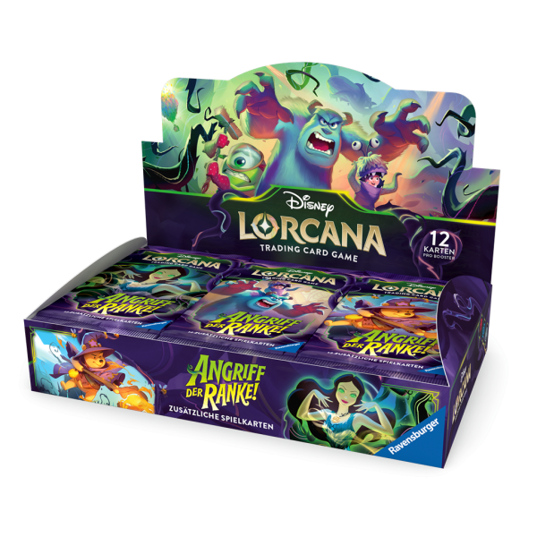 Disney Lorcana: Angriff der Ranke! - Display mit 24 Booster Packs (deutsch)