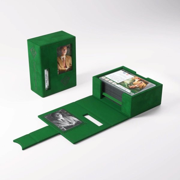 Gamegenic - Arkham Horror Investigator Deck Tome Rogue (Green) - Deck Box