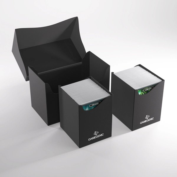 Gamegenic - Double Deck Holder 200+ XL Black - Deck Box