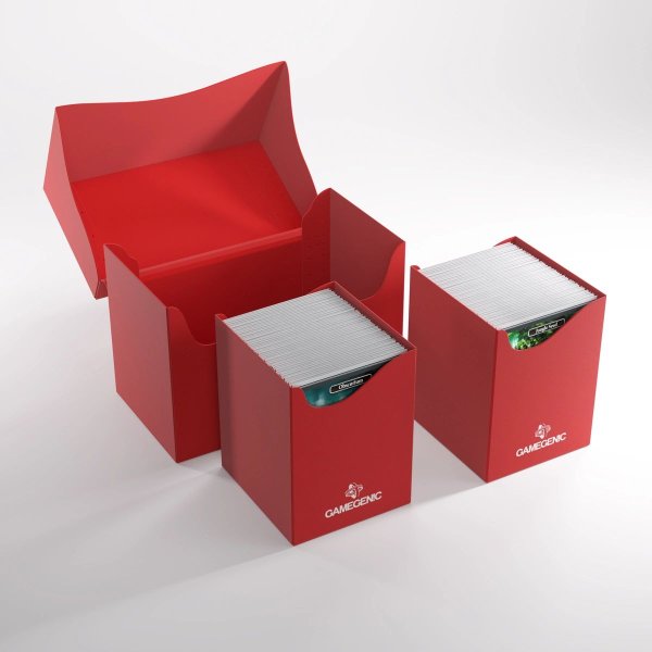 Gamegenic - Double Deck Holder 200+ XL Red - Deck Box