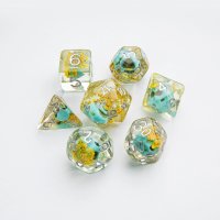 Gamegenic - Embraced Series - Green Skull - RPG Dice Set (7pcs)