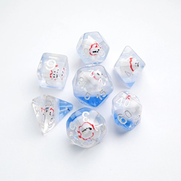 Gamegenic - Embraced Series - Polar Bear - RPG Dice Set (7pcs)