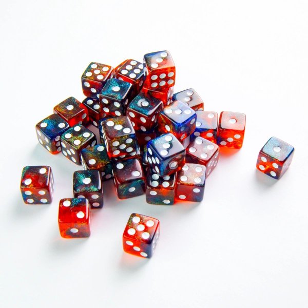 Gamegenic - Galaxy Series - Mars - D6 Dice Set 12 mm (36 pcs)