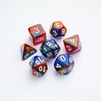Gamegenic - Galaxy Series - Mars - RPG Dice Set (7pcs)