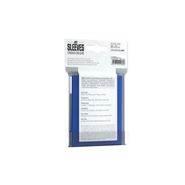 Gamegenic - Just Sleeves - Standard Card Game Blue (50 Kartenh&uuml;llen)